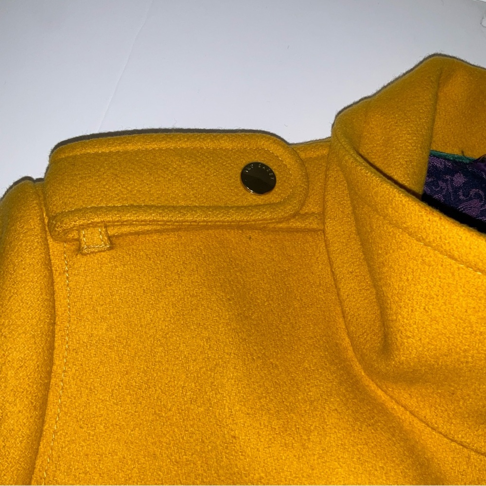 Ted Baker London Beautiful Inside And Out Size 4, Versatile Mustard Pea - Picture 6 of 16